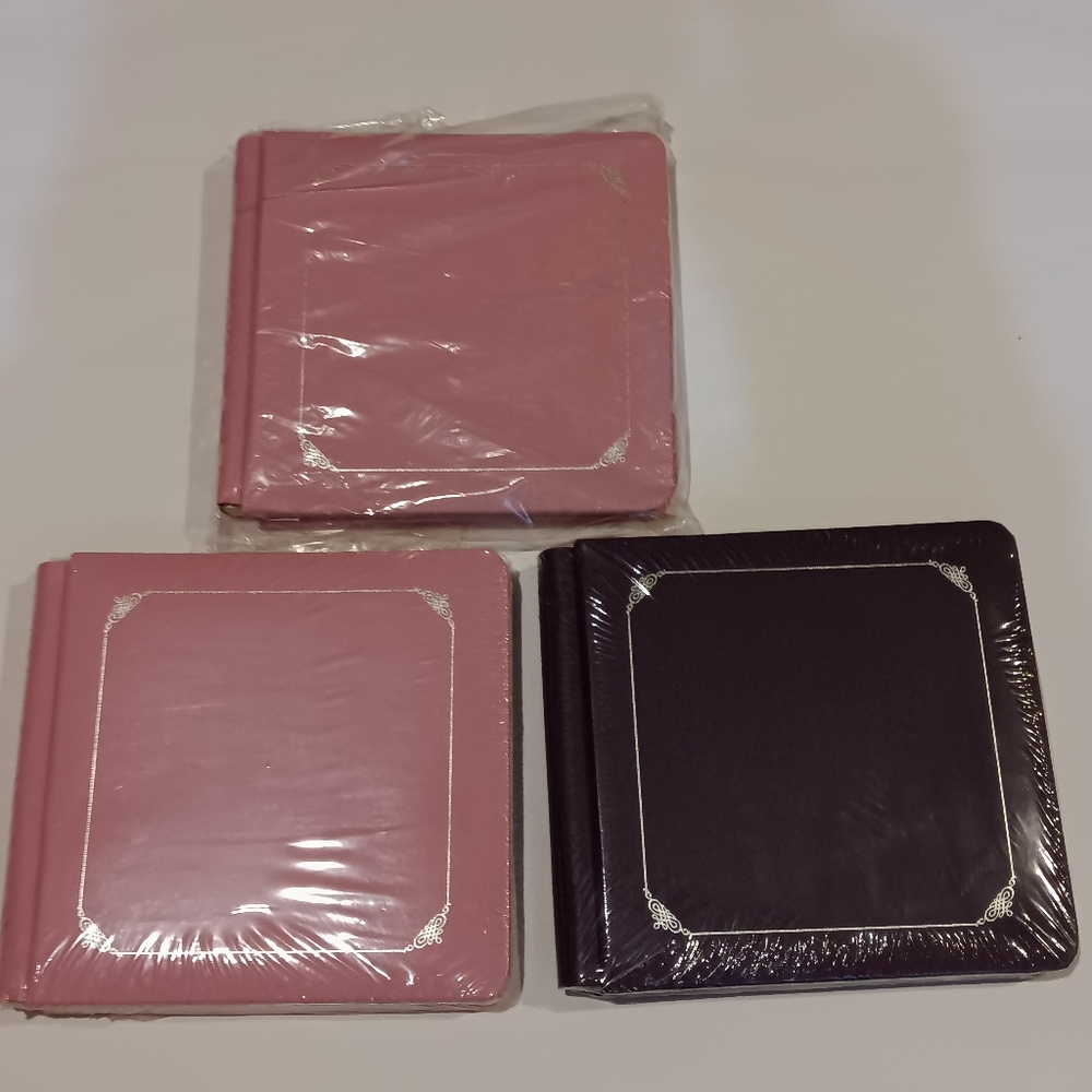 3 - 7x7" Creative Memories Photo Books Covers & Pages w/ Border